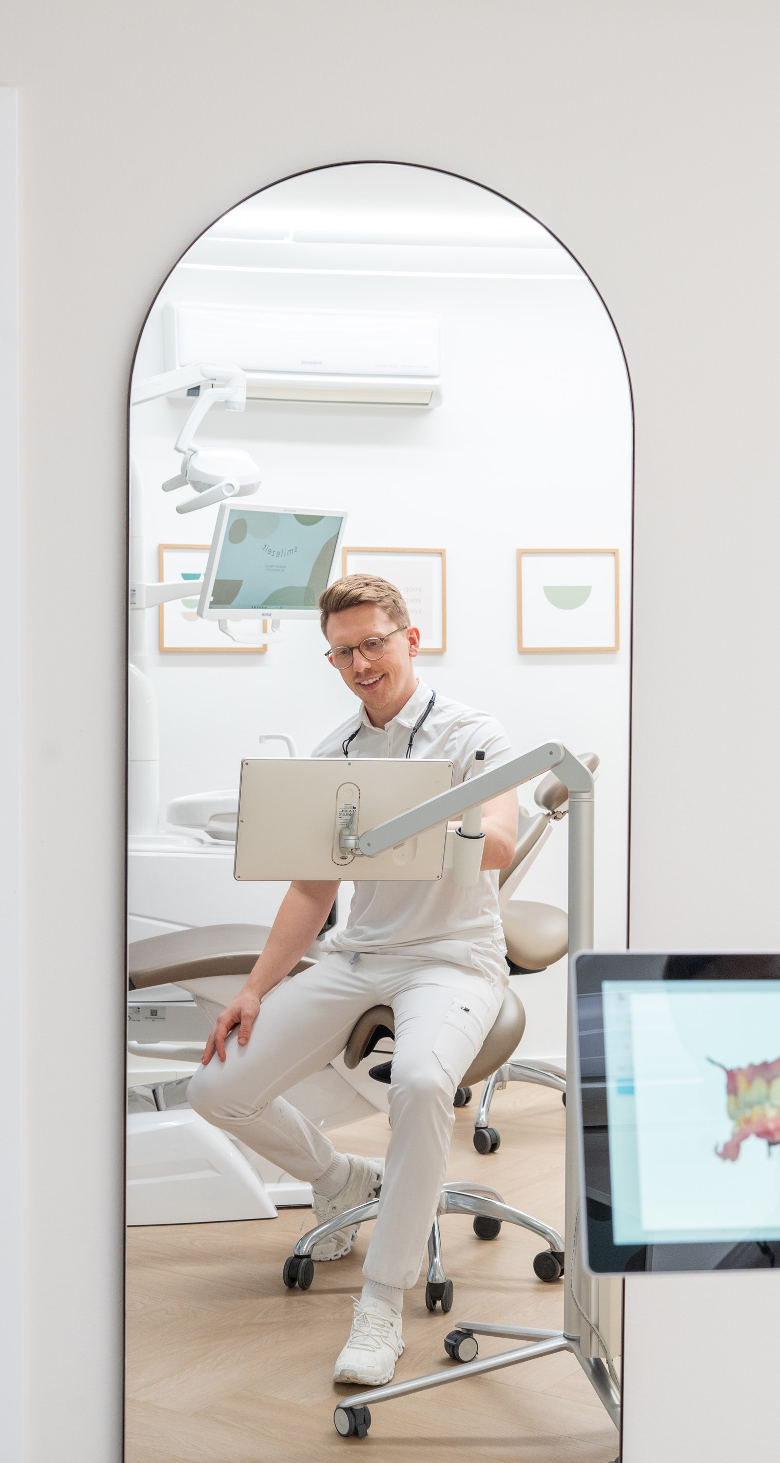 Dr.Morocutti bei der Arbeit